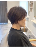 ソレ 森田店(SOLE.)&nbsp;ショートボブ/レディースショート/白髪ボカシグレージュ
