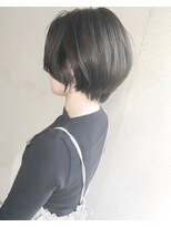 ヘアーアンドアトリエ マール(Hair&Atelier Marl)&nbsp;グレージュカラーの無造作ショートボブ♪
