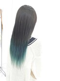 #鬼滅カラー　霞の呼吸「ターコイズグラデーション」