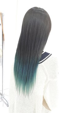 アマンドール(Aman D'or) #鬼滅カラー　霞の呼吸「ターコイズグラデーション」