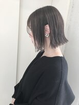ヘアーデザイン シュシュ(hair design Chou Chou by Yone)&nbsp;ハイライト&シアベージュ×外ハネボブ♪