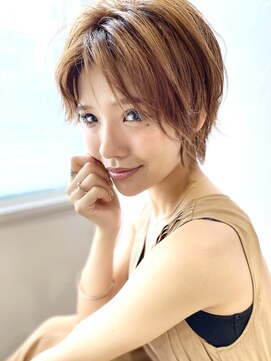 ルッソ(RUSSO) 【RUSSO】丸みショート×波ウェーブ