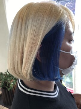 ブルーラグーン ブリーチカラー