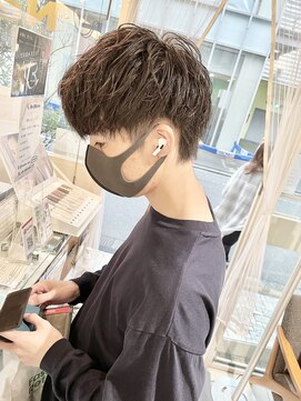 ネオリーブアイム 横浜西口店(Neolive aim) 横浜★前回のパーマを生かしたミディアムマッシュ