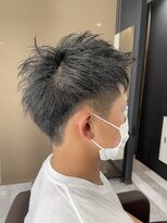 リオリス ヘア サロン(Rioris hair salon)&nbsp;ツーブロックマッシュでアップバング☆ツンツンショート