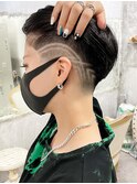【roijir 山岸】スキンフェード女子 刈り上げ女子　ショート