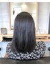 【ストレート長持ち】カット+縮毛矯正+トリートメント【¥24,200】