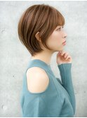 前髪あり大人ショートボブ20代30代40代【AIN.表参道】川原大地