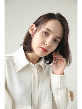 エクリ(equri×SHISEIDO) 大人ボブ×アルティスト透明感カラー