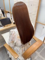 ジーナ セントラル銀座(Zina)&nbsp;色気溢れる艶髪＊髪質改善＊コーラルブラウン【ZinaCENTRAL】