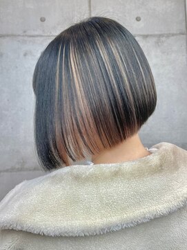 マックス フォー ヘアー(MAX FOR HAIR) 綺麗なラインのボブ×インナーカラー◎