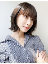 エルブロッサム 北上尾店(L-Blossom)&nbsp;外ハネヘルシースタイルショコラアッシュふんわり外ハネカール