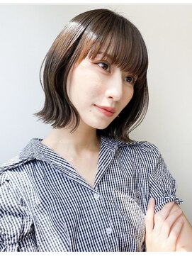 エルブロッサム 北上尾店(L-Blossom) 外ハネヘルシースタイルショコラアッシュふんわり外ハネカール