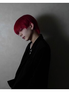 スウェル(SWELL) 韓国シースルマッシュショートレッドウルフ