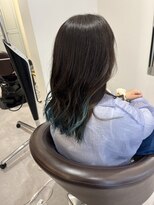 ハチマルハチ ナル 登戸店(808 nalu)&nbsp;裾カラー/エンドカラー/ブルーカラー