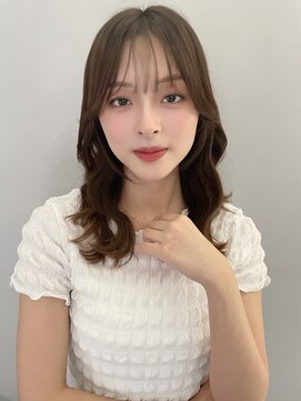 エトラ 渋谷店(etora) ★姫カットシアーカラーセミディくびれフェイスレイヤー門口直詳