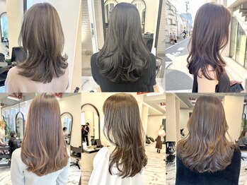 リンヘアーバイギフト 表参道(RIN hair by GIFT)の写真/毛流れや毛量、長さを計算した絶妙な小顔レイヤーカットが人気☆伸ばし中の方もお任せ下さい◎