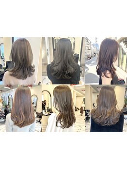 毛流れや毛量、長さを計算した絶妙な小顔レイヤーカットが人気☆伸ばし中の方もお任せ下さい◎