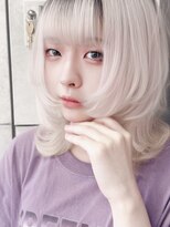 ジィルム(XELM)&nbsp;ホワイトカラーレイヤーカット【高崎/高崎駅/高崎駅西口】