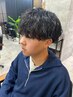 メンズカット+ツイストスパイラル+３stepトリートメント￥14300