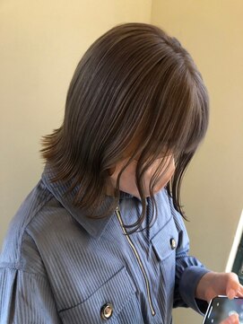 ニュイ 高槻 阪急茨木店(nui) 黒髪ボブルフネビージュ小顔ワンレンスペインカール