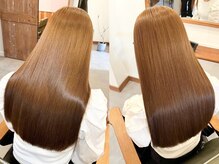 ミリッシュ 枚方店(mirish)の雰囲気（ダメージレス酸性ストレート、高濃度水素トリートメント髪質改善）