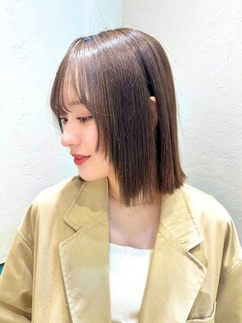 ロンド レグリーズ 立川(Lond leglise) ミニウルフレイヤーカット顔周りカット前髪カット韓国ボブ/立川