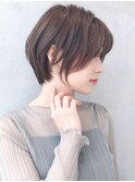 say.田代アプリコットオレンジコンパクトショート縮毛矯正小顔