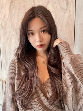 ハローバイシー 仙台(Hello by Sea) 外はねボブ×美髪[韓国/美髪/グレージュ]