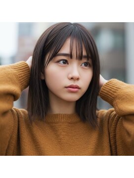 コトナ 越谷店 やわらかいシルエットで可愛らしく×ミディアムヘア