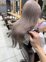 ラウル(Laulu)&nbsp;ホワイトグレージュ/デジタルパーマ/チェリーブラウン/佐倉