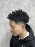 カット特殊パーマ（針金パーマ、スパイキーアフロ）10%off　￥21000→￥18900
