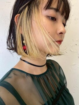 ロミー 本厚木(ROMMY.) 20代30代40代50代◎大人ボブインナーカラーエンドカラー