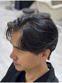 曲がる縮毛矯正ニュアンスパーマワンカールパーマ