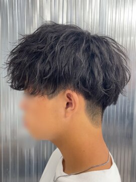 ゴールドシブヤ(GOALD SHIBUYA) 【リアルお客様スタイル】刈り上げ波巻きマッシュ