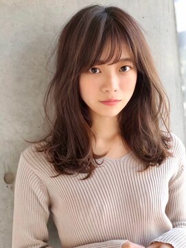 アンドレイ 表参道(andrey) 着物ヘア/ダークアッシュ/ミディアムレイヤーカット/表参道