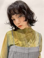 ワク(WAKU) 【WAKU】ミディアムパーマ/外はねパーマ