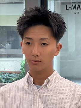 エルマーク 松山(L-MARK) アップバング/フェザーパーマ/フェード/ツイスト/men's