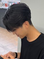 エルマーク 本山(L-MARK)&nbsp;マッシュヘア/黒髪/メンズカット/men's/フェザーパーマ