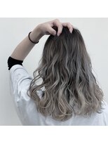 アッシュ 立川店(Ash)&nbsp;バレイヤージュ×ホワイトグレージュ