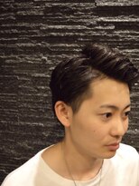 プレミアムバーバー 銀座店(PREMIUM BARBER produce by HIRO GINZA)&nbsp;七三メンズパーマツーブロック