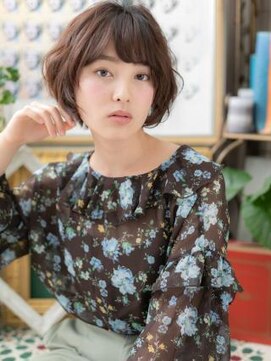 カバーヘア ブリス 上尾西口店(COVER HAIR bliss) ダークカラーで引き締め！前下がり大人ボブa上尾20代30代40代