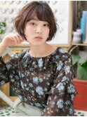 ダークカラーで引き締め!前下がり大人ボブa上尾20代30代40代