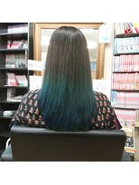 ヘアーアンドメイク アール(hair&make R) ★hair&makeR★ブルーグラデ