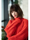 AUSTIN☆大人かわいい前髪セシルカットココアブラウンネオウルフ