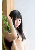 黒髪ストレート