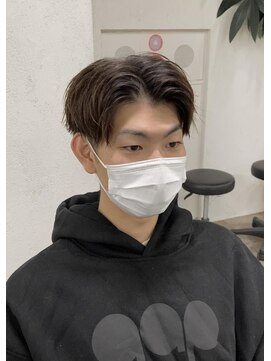 プライズ アイリス 池袋東口店(prize Iris) マッシュをセンターパートに/メンズ/￥5280