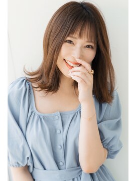 エスドットブルーム(S.BROOM) 【S.BROOM なんば】ラフミディー外ハネスタイル