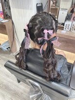 編みかちゅハートツインテール