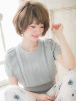 クオーレ ヘア アンジュ 水戸店(CUORE HAIR ange)&nbsp;水戸/イルミナカラー/ショコラベージュ/ボブルフ/ベビーバングb